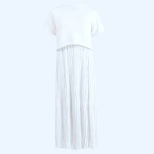 All Saints 2 in 1 white sweater dress